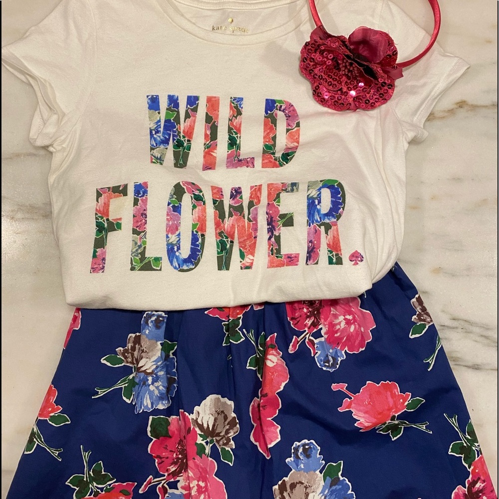 Kate Spade two piece outfit w/matching headband